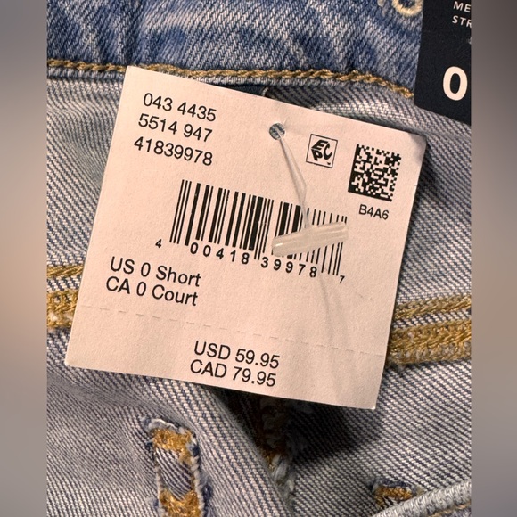 NWT American Eagle Strigid High-Waisted Stovepipe Jeans, 0 Short, 25 w - Picture 8 of 12